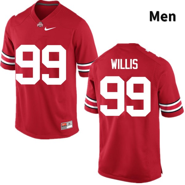 Ohio State Buckeyes Bill Willis Men's #99 Red Game Stitched College Football Jersey